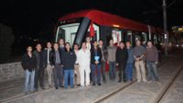 Çinden Alınan Tramvayın Test Sürüşleri Devam Ediyor