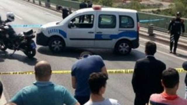 Haliç Köprüsü'nde haraketli dakikalar !