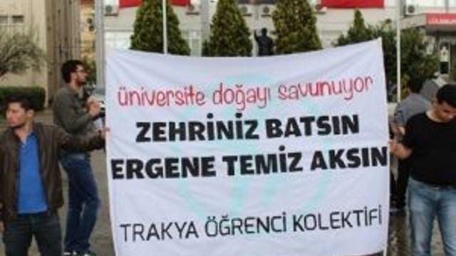 Lüleburgaz’da, "Ergene’de Yalana, Talana Son" Mitingi Düzenlendi