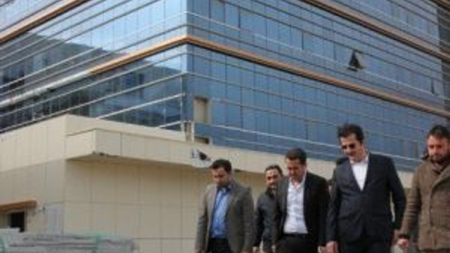 Müdür Yanmaz, Hastane İnşaatında İncelemelerde Bulundu