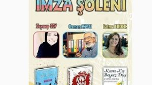 Denizli’de 3 Yazarlı İmza Günü