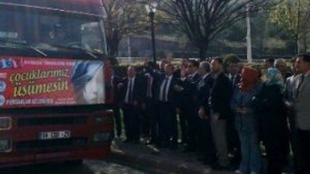 Pursaklar’dan Suriyeli Çocuklar İçin Yardım Tır’ı Yola Çıktı