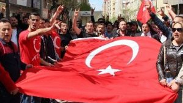 Şehit Cenazesinin Ardından Teröre Tepki Yürüyüşü