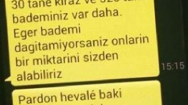 Sınırda Yakalanan Pyd'linin Cep Telefonunda 'Kiraz' Ve 'Badem' Mesajları