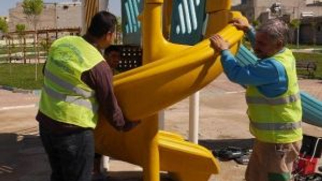 Haliliye’de Parklardaki Oyun Grupları Yenileniyor