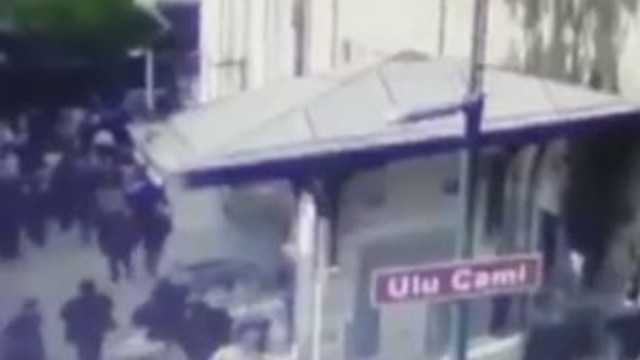 Bursa'daki patlama anı kamerada !