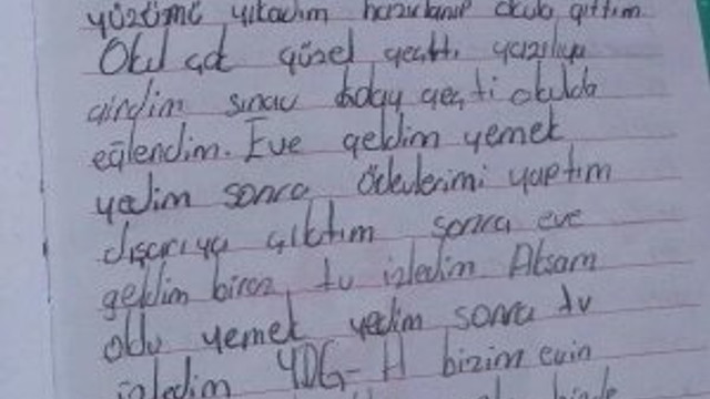Bir çocuğun günlüğü okuyanları kahretti