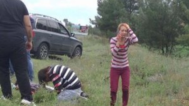 Uşak'ta kahreden kaza