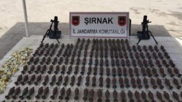 PKK'nın toprağa gömülü cephaneliği bulundu !