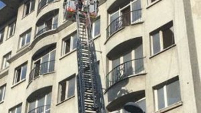 Şişli'de korkutan yangın !