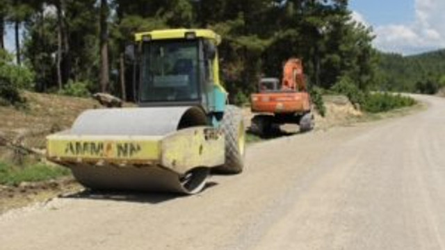 Yaylaalan yolu asfalta kavuşuyor