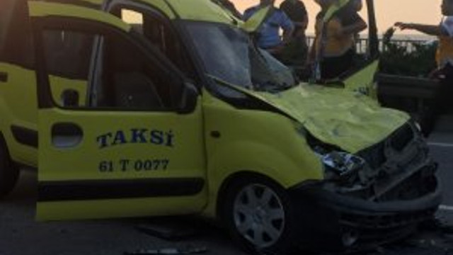 Trabzon'da feci trafik kazası !