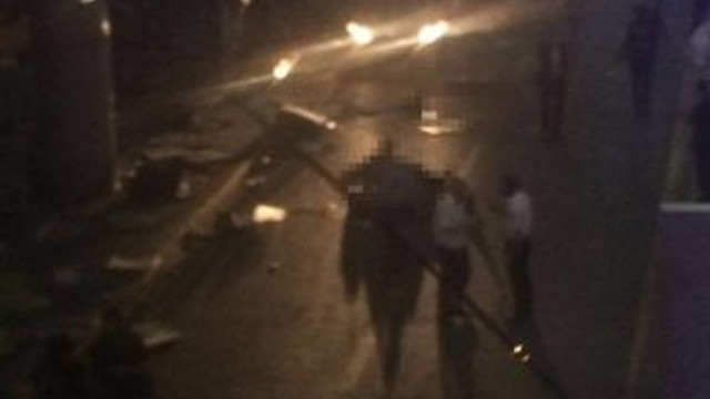 X-RAY'den geçemeyince kalaşnikofla taradı