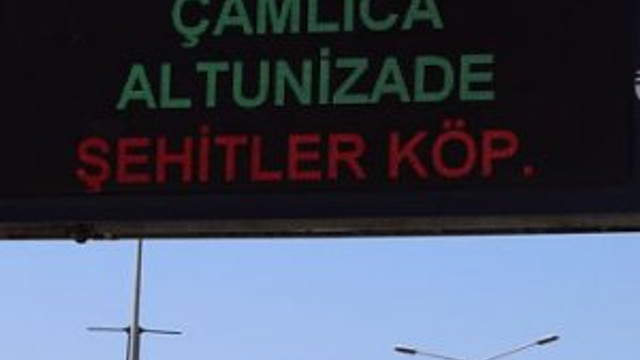 Boğaziçi Köprüsü'nün yeni ismi tabelalarda