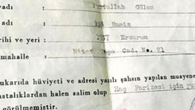 Gülen'in sağlık raporunu saklayan komisere gözaltı