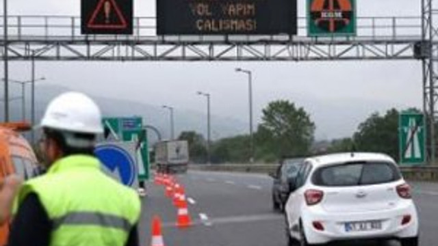 TEM'de çalışma: İstanbul yönü 5 gün kapalı