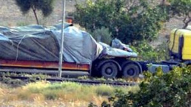Roketle vurulan tank Türkiye'de