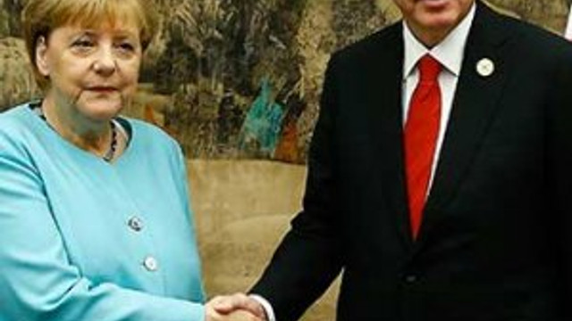 Cumhurbaşkanı Erdoğan, Almanya Başbakanı Merkel ile görüştü