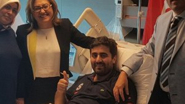 Başkan Şahin'den 15 Temmuz gazisine ziyaret