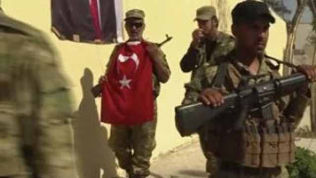 Dabık sokaklarına Erdoğan posterleri asıldı