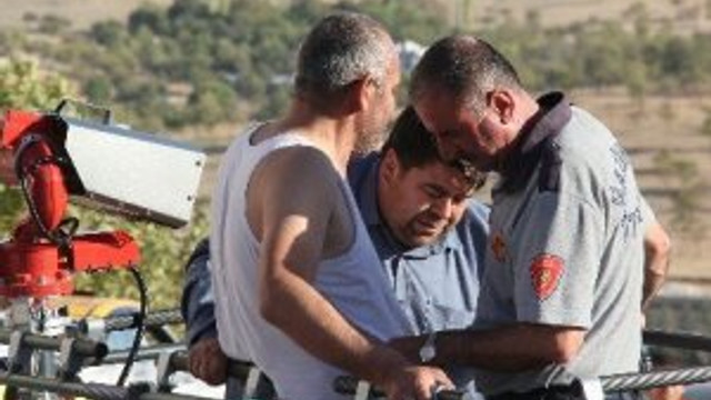 Trafoya çıkıp intihar etmek istedi