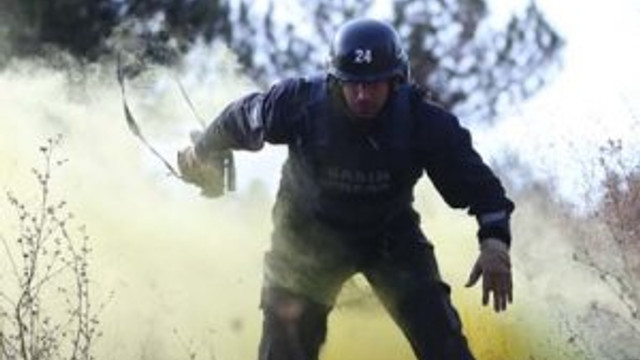 Savaş muhabirliği eğitiminden kareler