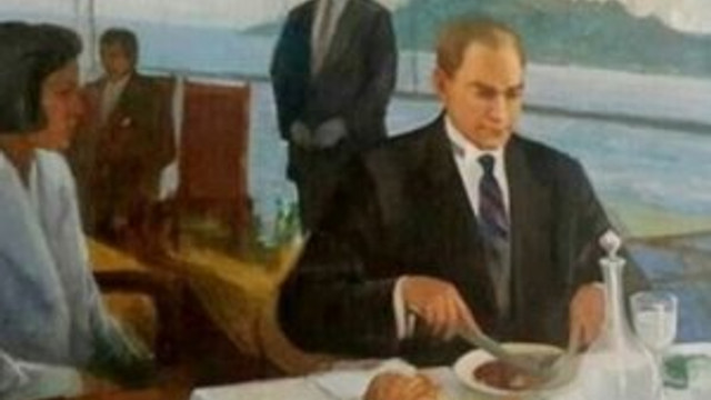 Rakılı Atatürk tablosu Meclis'ten kaldırıldı