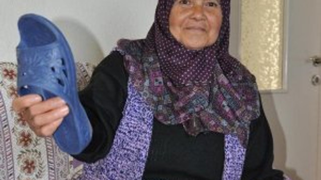 Fırlattığı terlik "silah" sayıldı