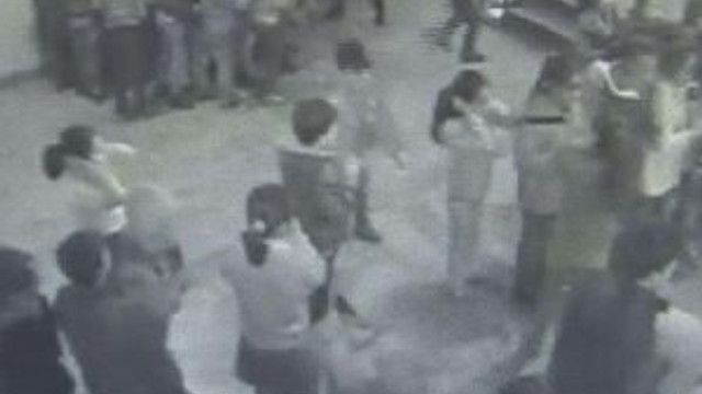 Okulda öğrencilerin korku dolu anları