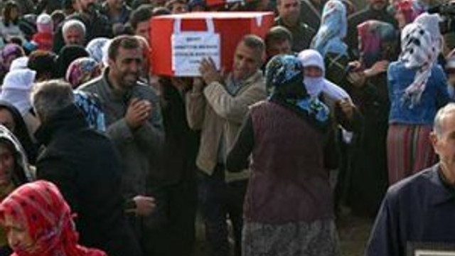 Şehit korucular toprağa verildi !
