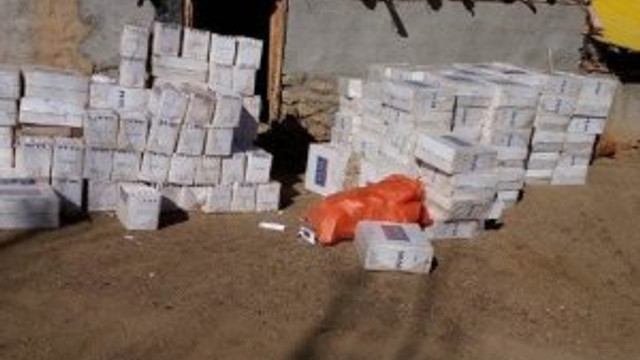 Hakkari'de 5 milyon kaçak sigara paketi yakalandı