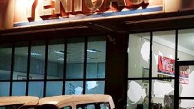 Yeniçağ Gazetesi'ne saldırı anı kamerada