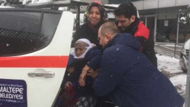 Maltepe’de kara kışla mücadele sürüyor
