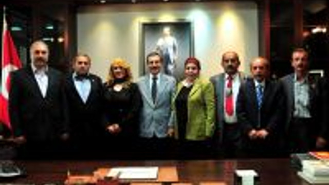 ESKİŞEHİR KÖY VE MAHALLE MUHTARLARI BİRLİĞİ, TEPEBAŞI BELEDİYE BAŞKANI AHMET ATAÇI ZİYARET ETTİ