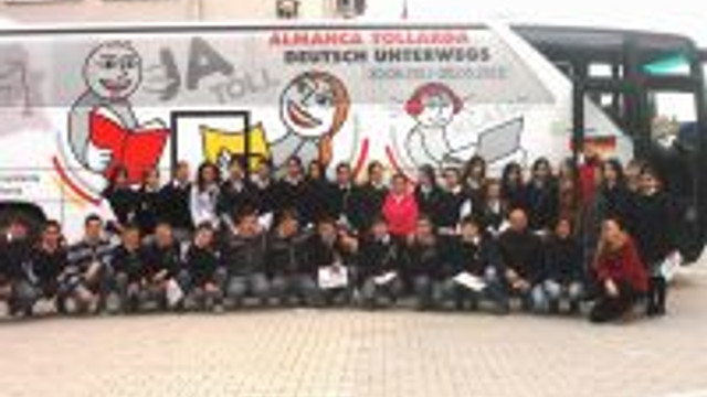 almanca yollarda otobusu kirkagac