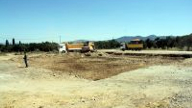 Burhaniye De Yeni Terminal İnşaatı
