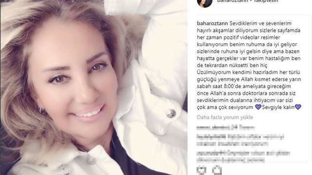 Bahar Öztan'dan üzücü haber