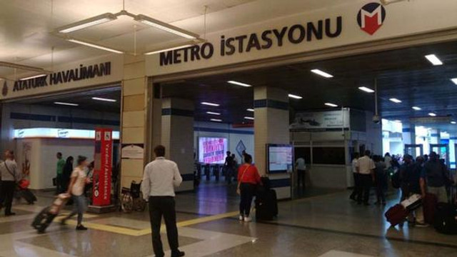 Atatürk Havalimanı metrosunda dehşet !