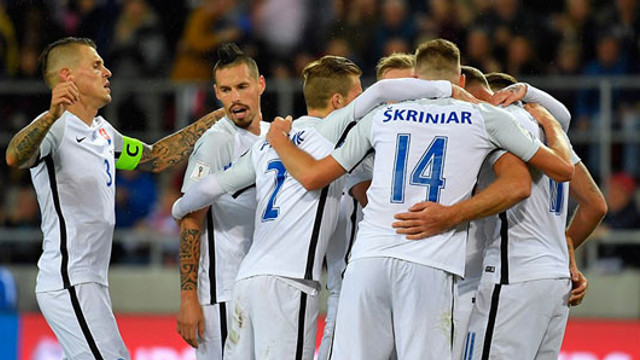 Slovakya'da Dünya Kupası sevinci