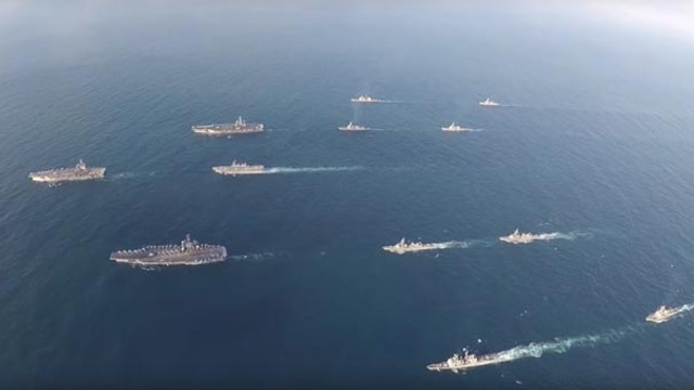 ABD uçak gemileri Kore Yarımadası'nda