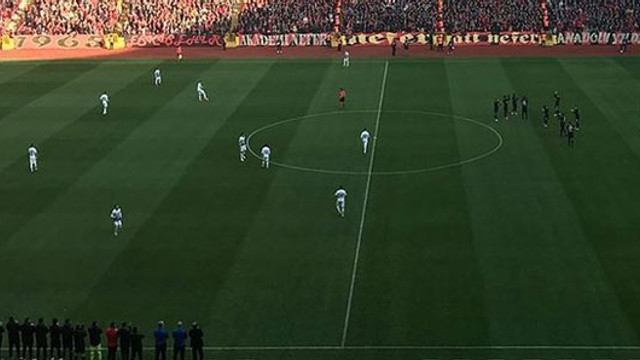 Eskişehirspor'dan maç başında protesto