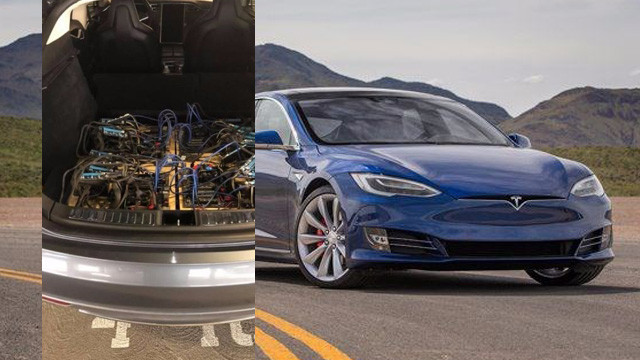 Tesla ile 'bedava' Bitcoin madenciliği