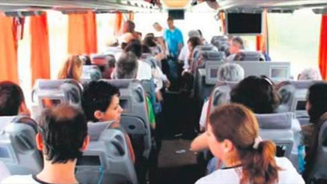 Otobüste mastürbasyon skandalı