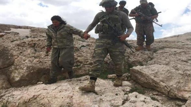 Teslim olan teröriste Mehmetçik şefkati