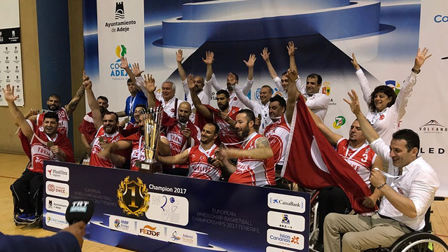 Tekerlekli Sandalye Basketbol takımımız şampiyon oldu