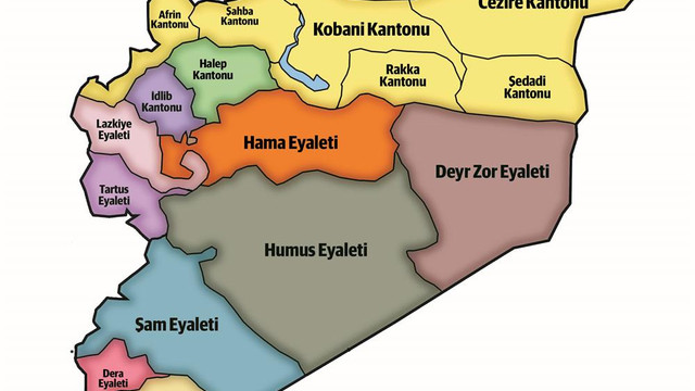 ABD imzalı korsan devlet haritası