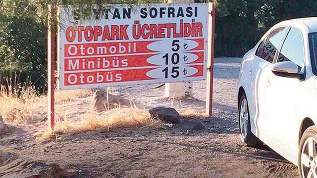 Şeytan Sofrası'nda otoparkçı terörü