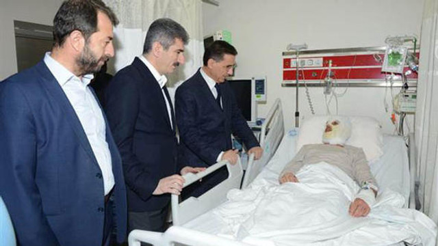 Kendisini yakmıştı... Ankara Valisi ziyaret etti