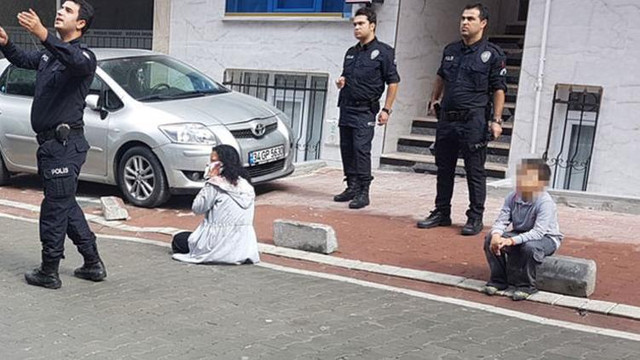 Sokakta dehşet ! Çocuğunun gözü önünde...
