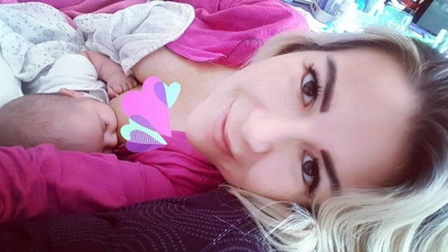 Nazlı Hamarat'tan bir emzirme pozu daha